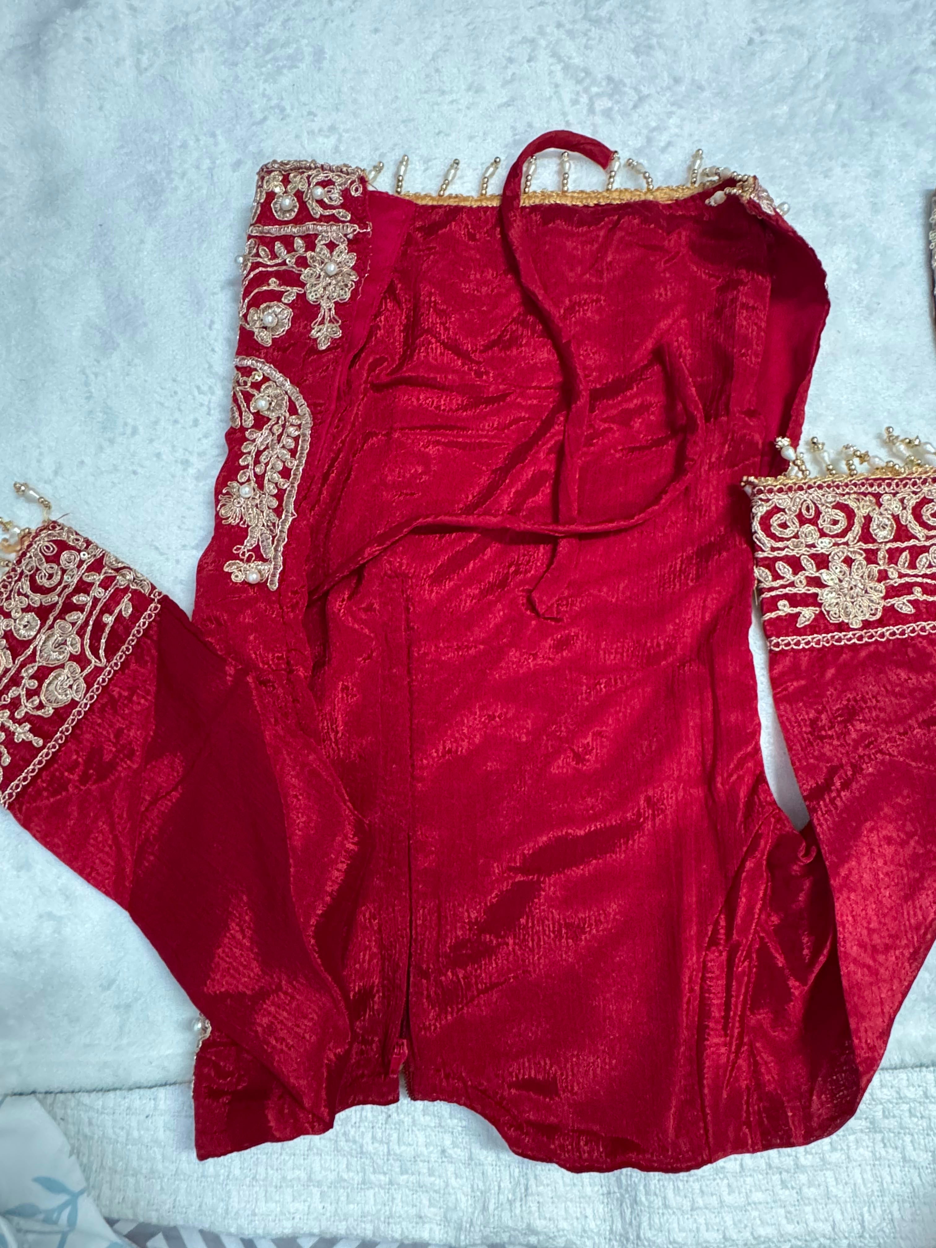Kids Kurthi Set with Jari worked