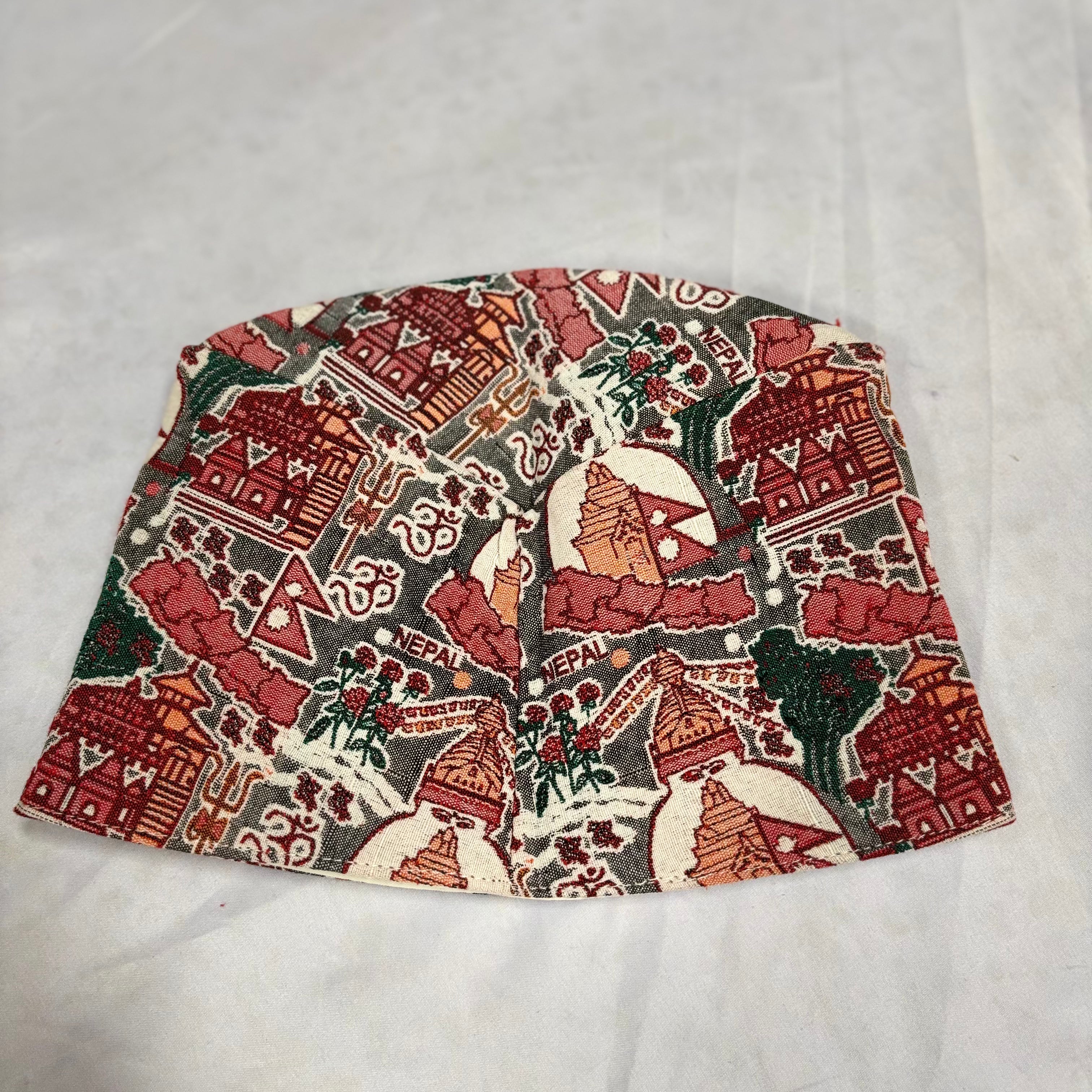 Nepali Palpali Dhaka Topi / Nepali Traditional Cap