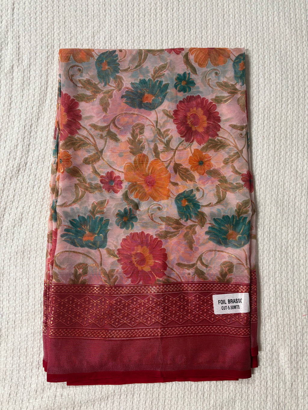 Brasso floral saree