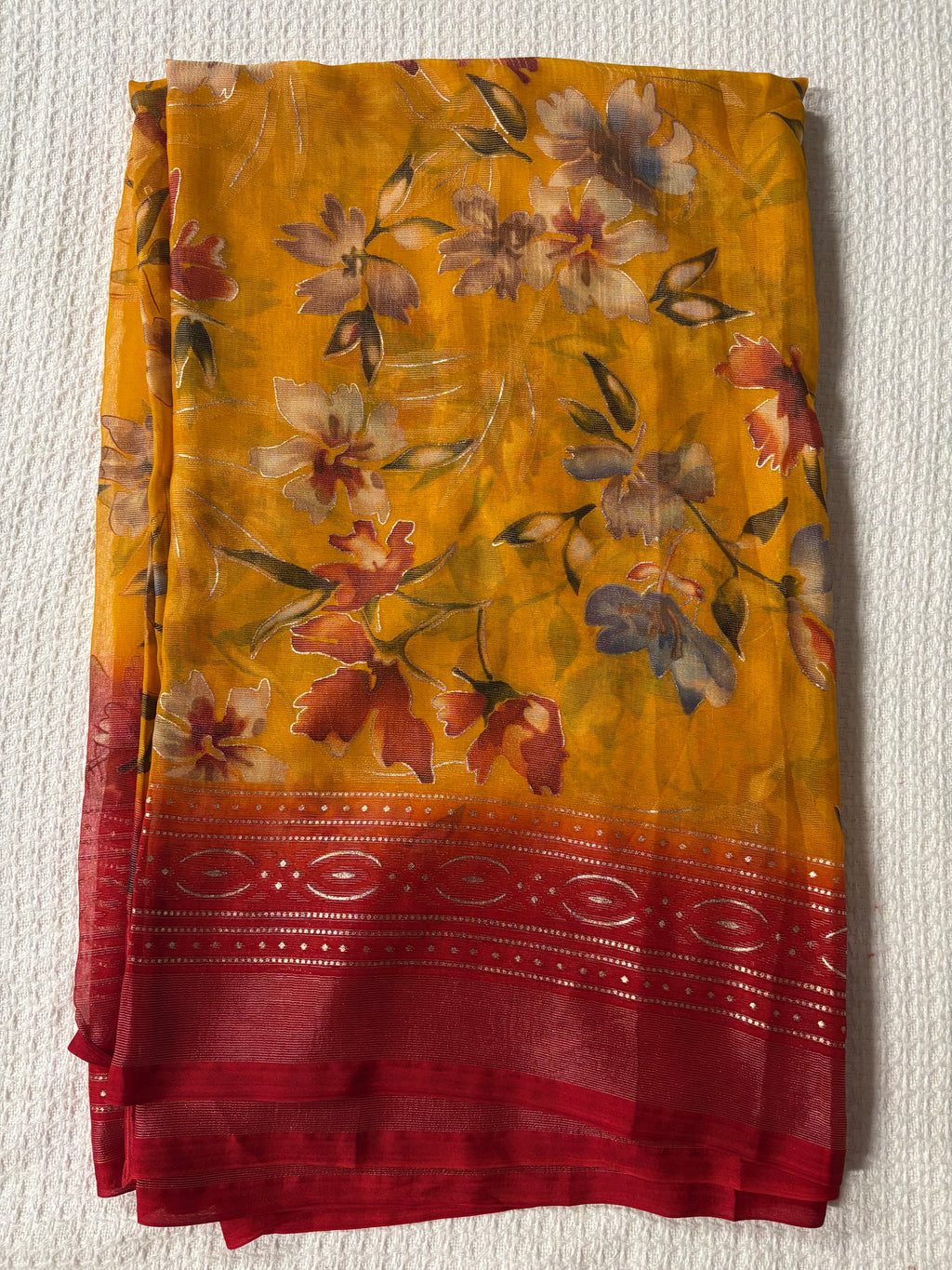 Brasso floral saree