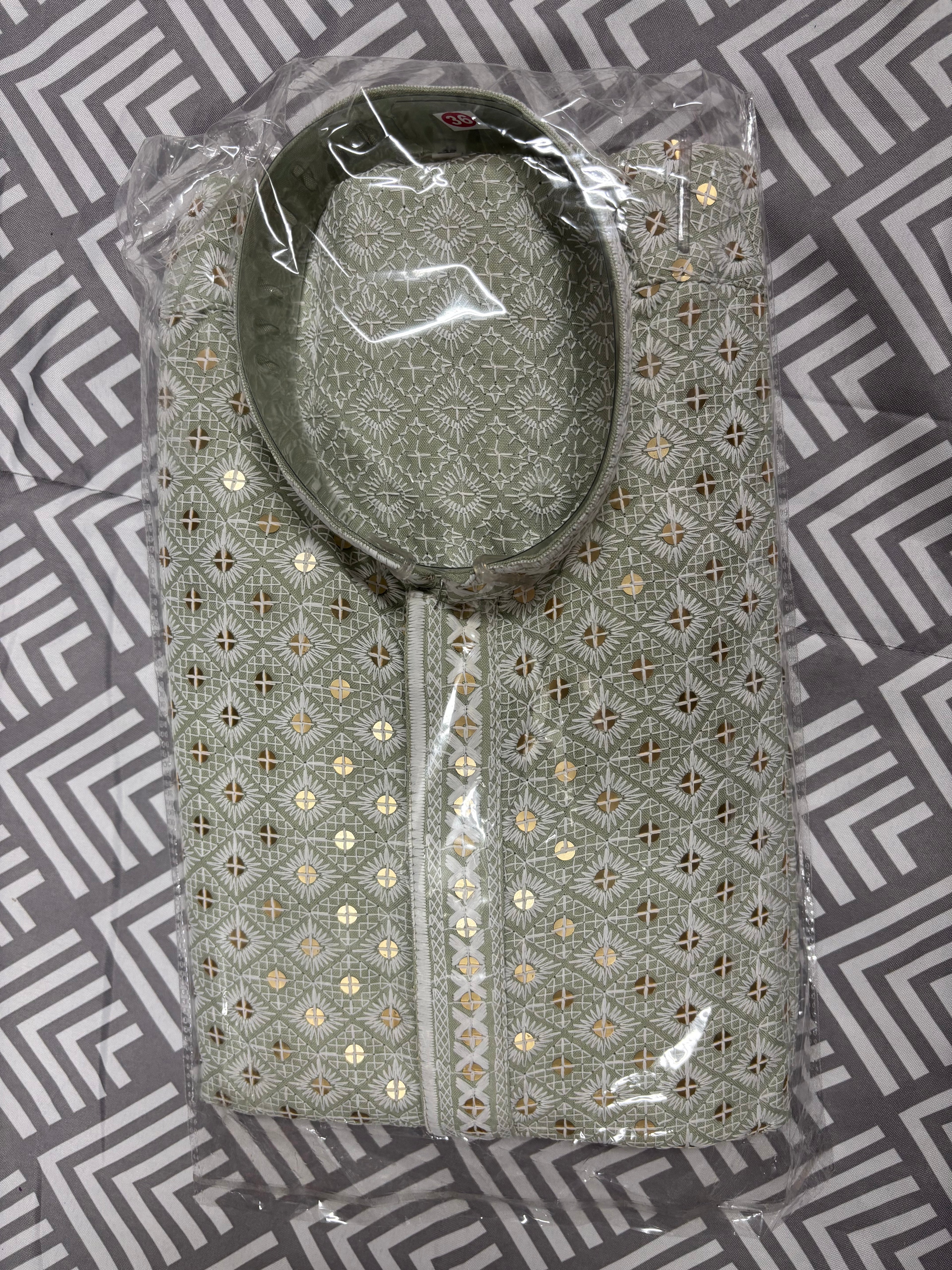 Mens Chikankari Pajamas