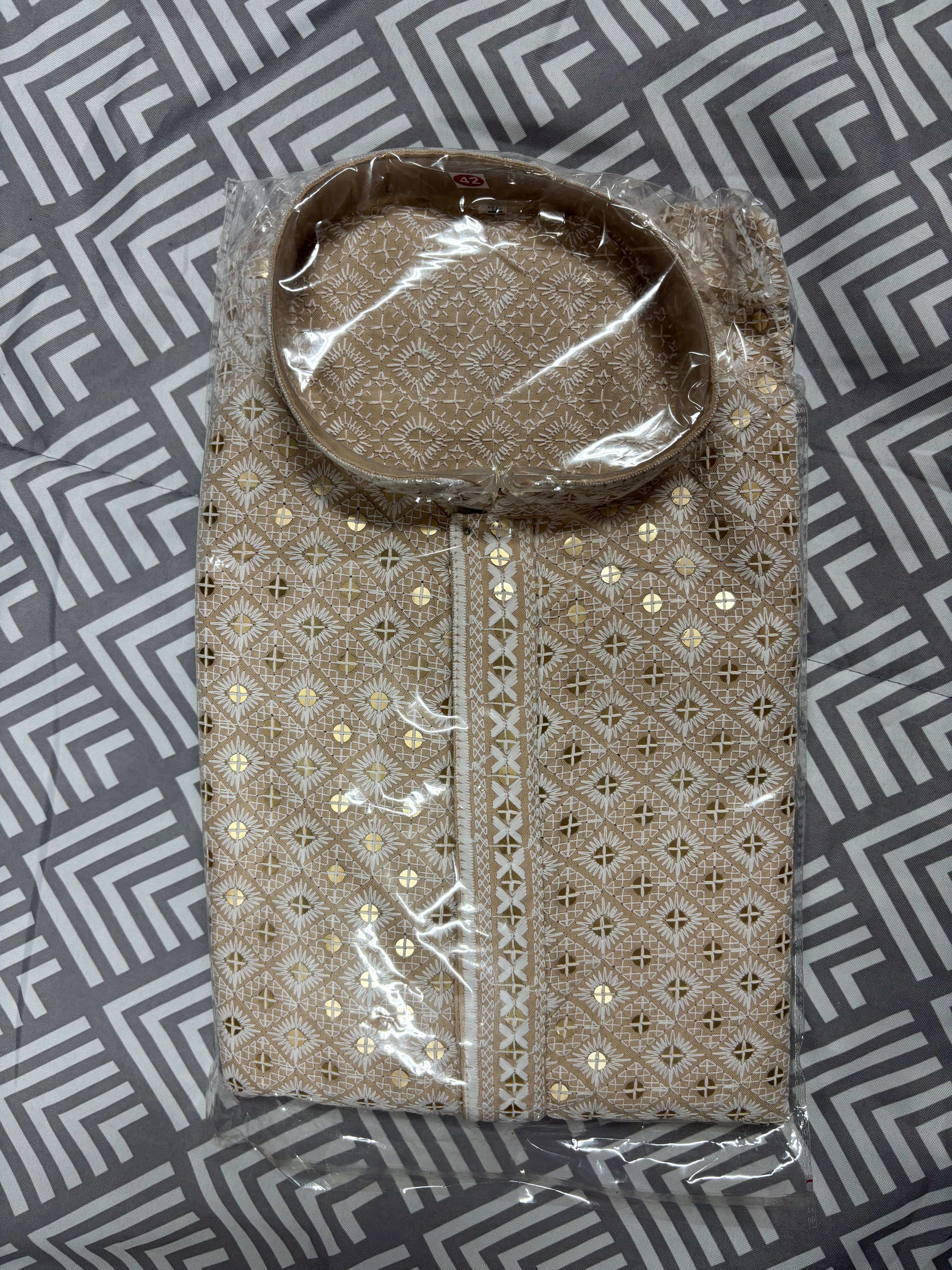 Mens Chikankari Pajamas
