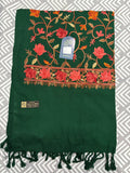 100% Kashmiri Shawl with light floral pattern