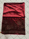Velvet Shawl with Rihno stone work