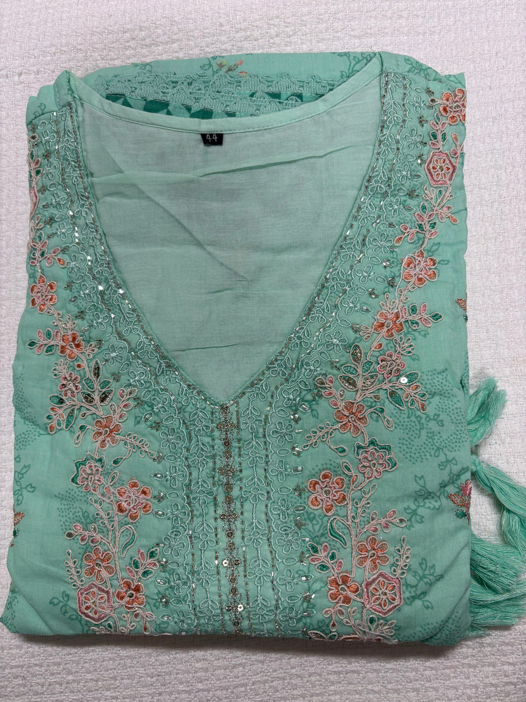 Floral Umbrella Salwar Set On Pure Soft Cotton