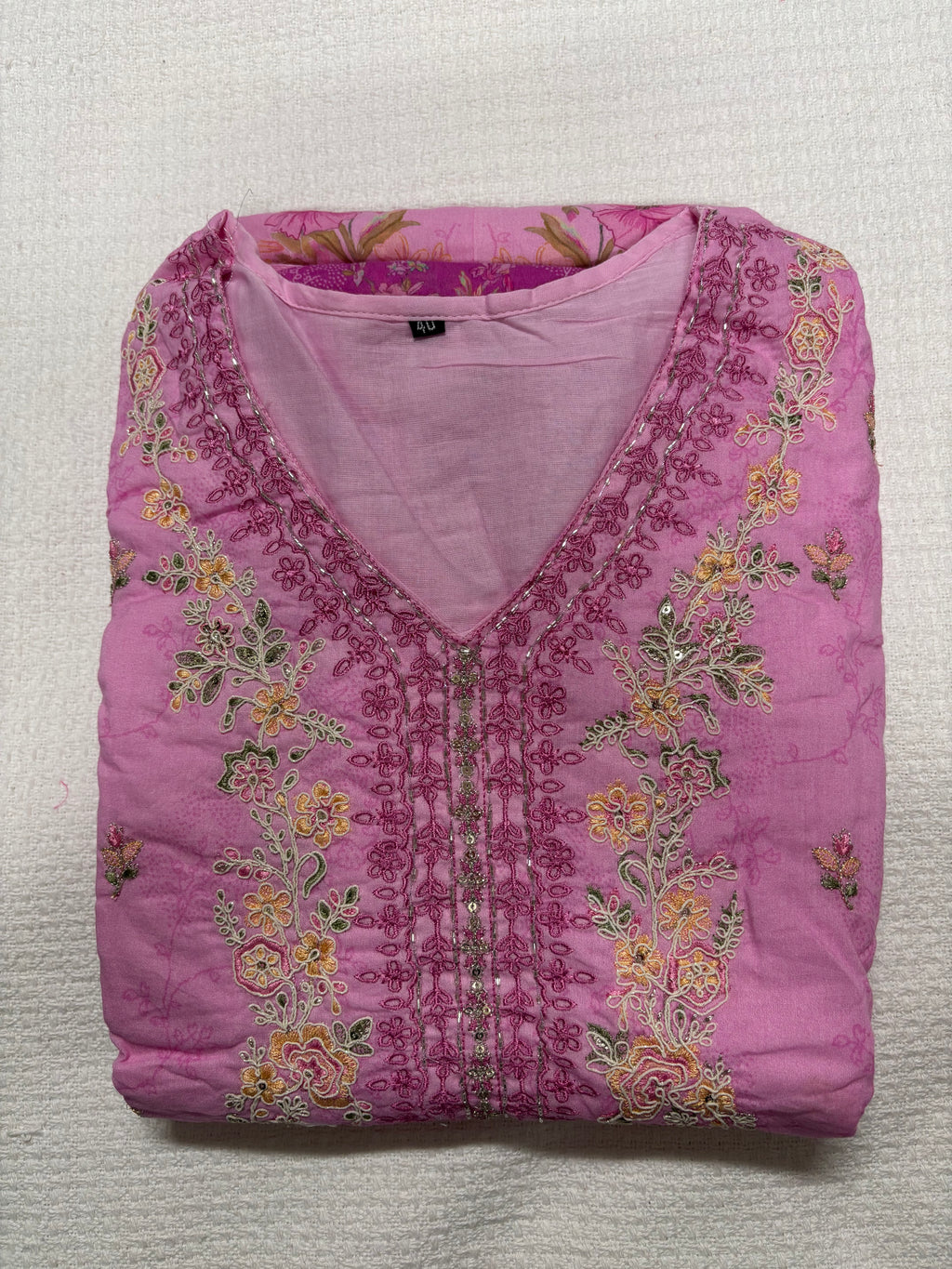 Floral Umbrella Salwar Set On Pure Soft Cotton