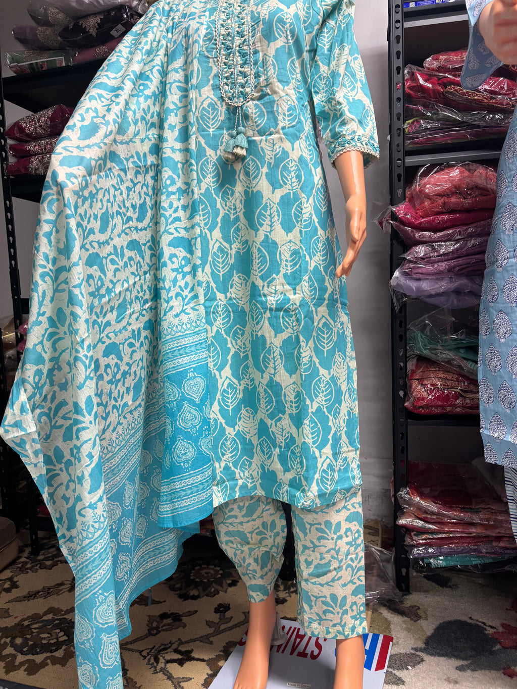 Cotton Kurtha Salwar Set