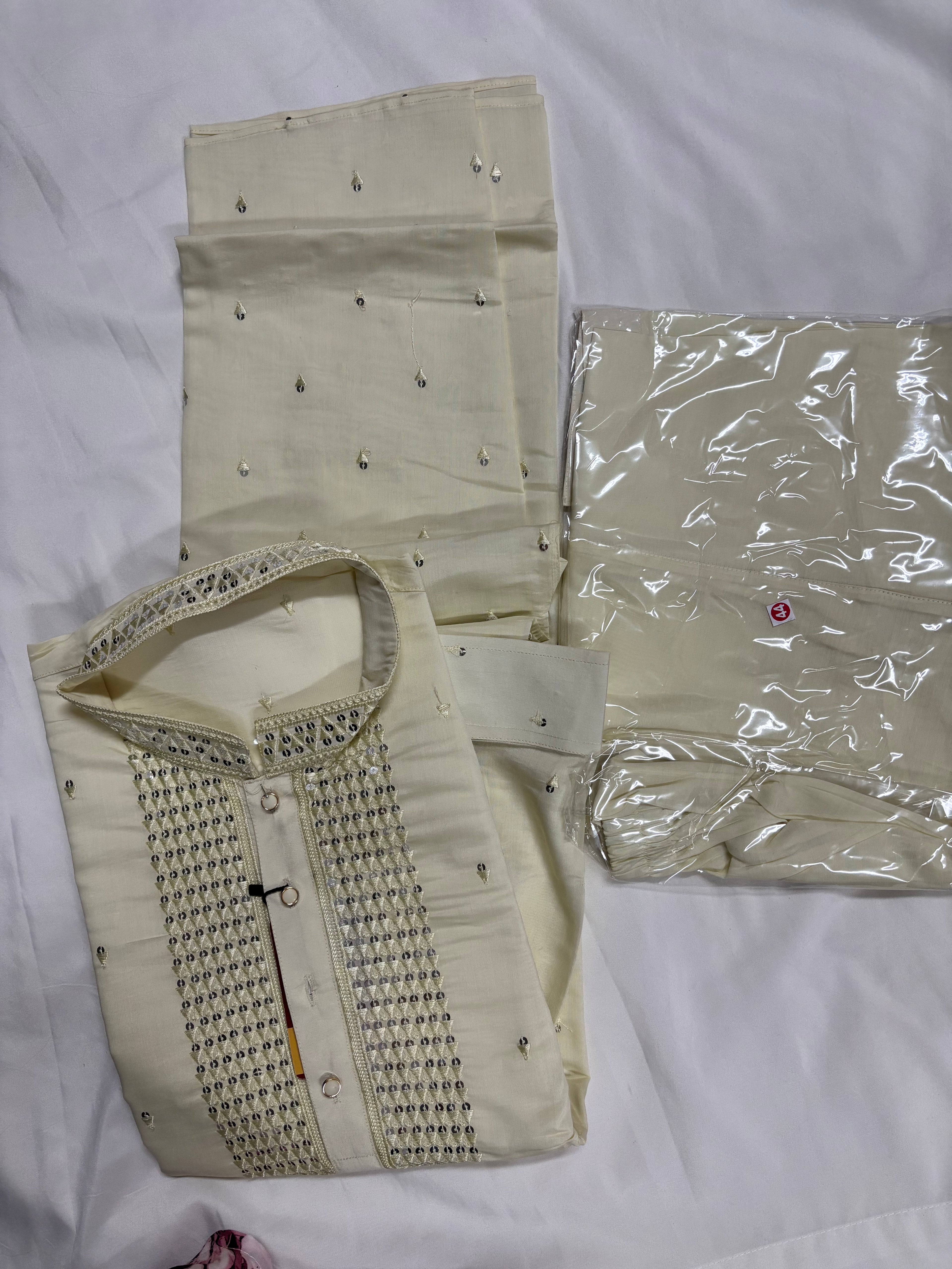 Mens Kurtha Salwar with sequence work