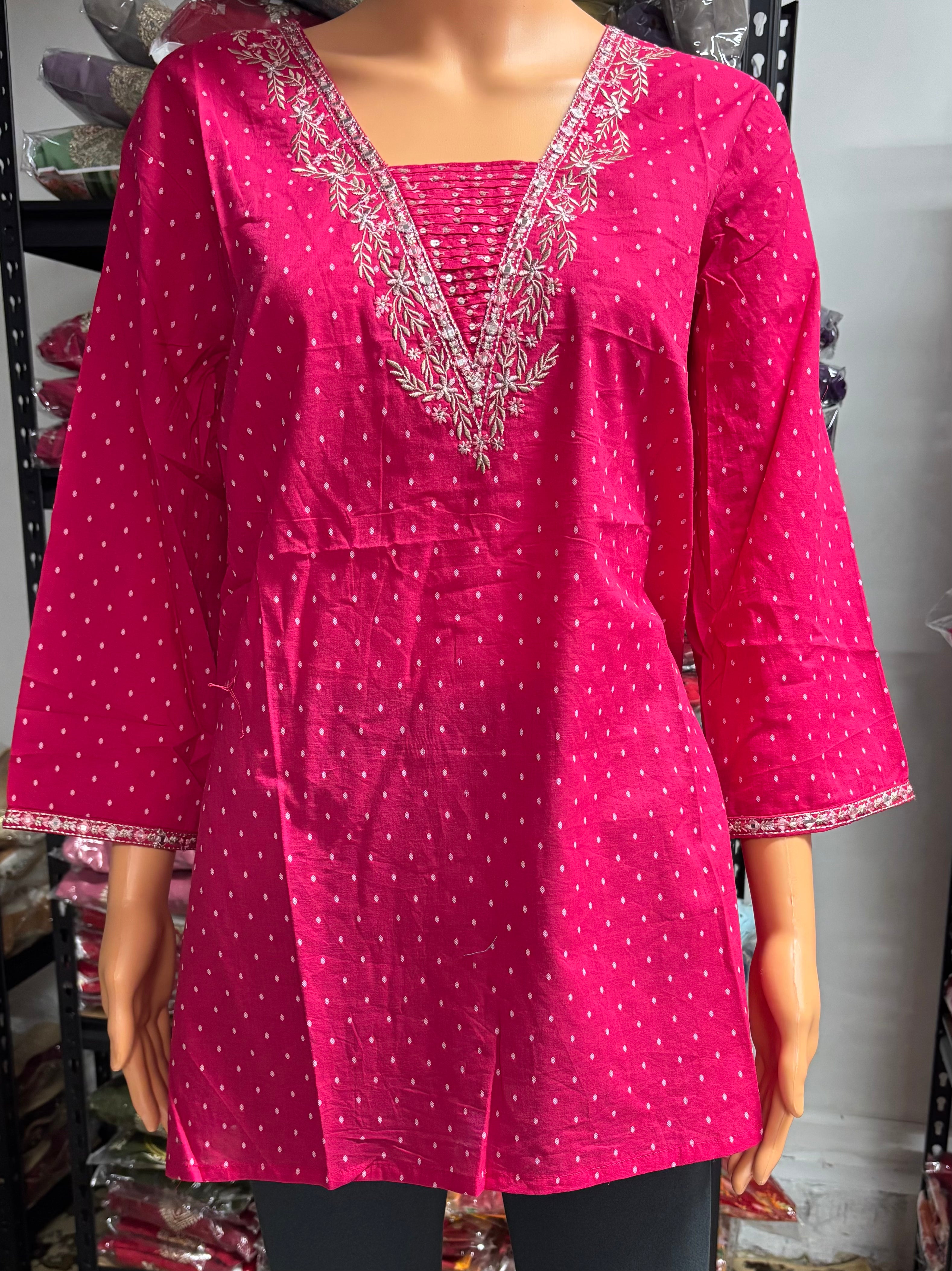 Camric Cotton Short Kurthi