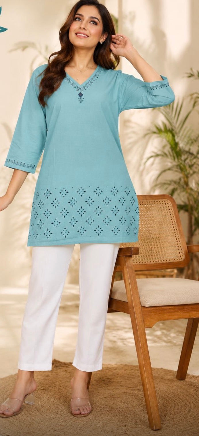 Camric Cotton Short Kurthi