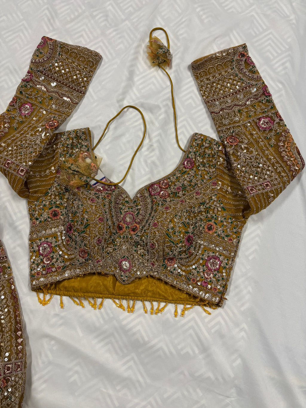 Lehanga With Heavy Embroidery And Stone Work
