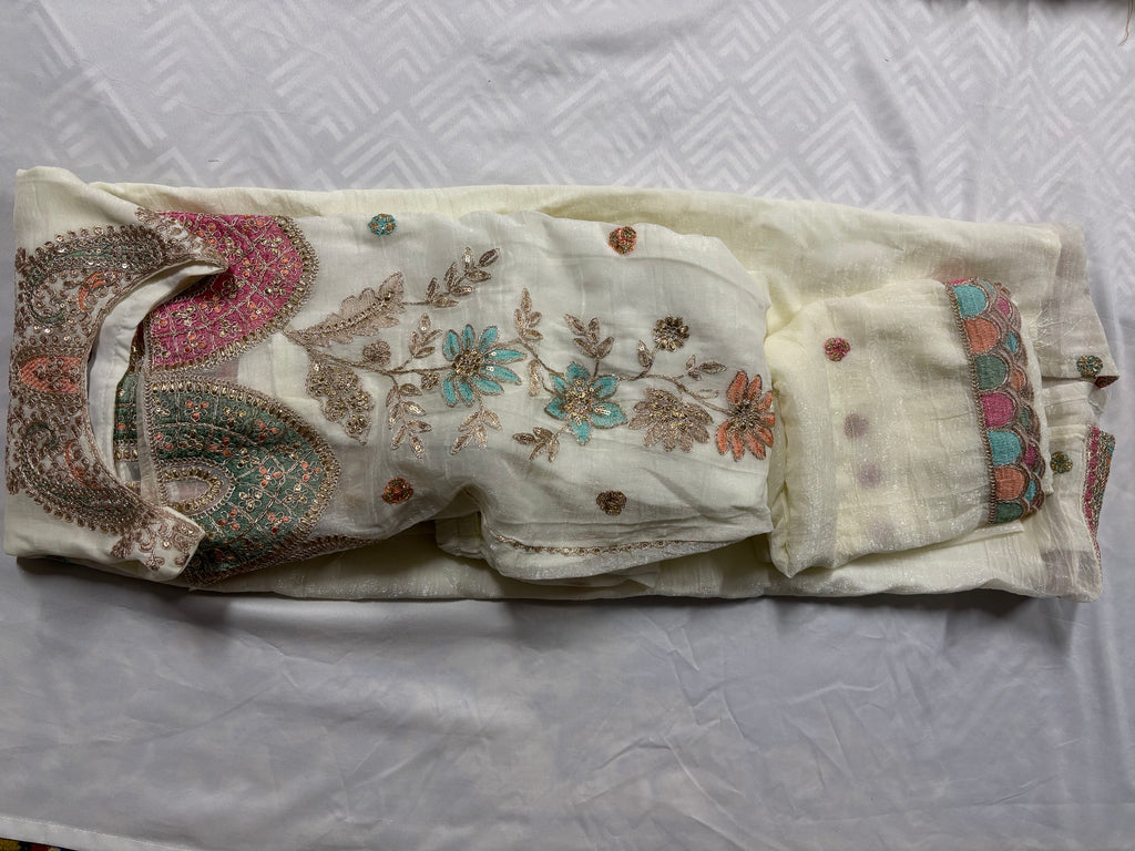 Priyam Plazzo Set With embroidary work