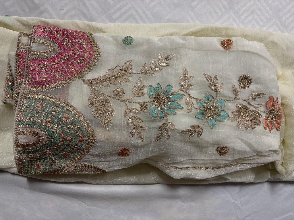 Priyam Plazzo Set With embroidary work