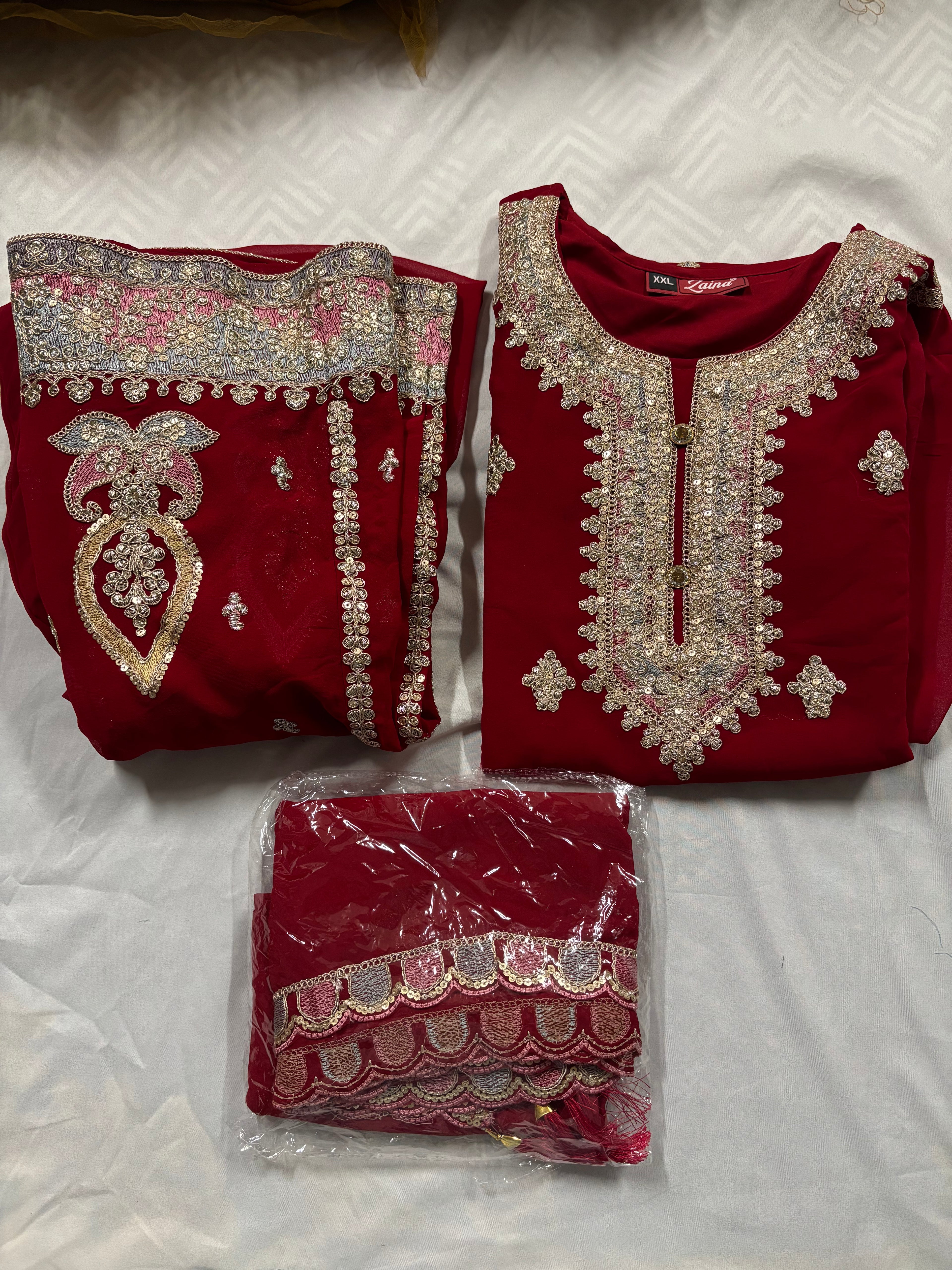 Priyam Plazzo Set With embroidary work