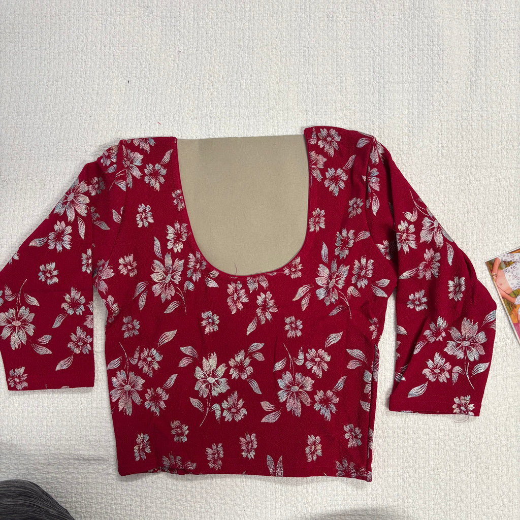 Streatchable Printed Blouse