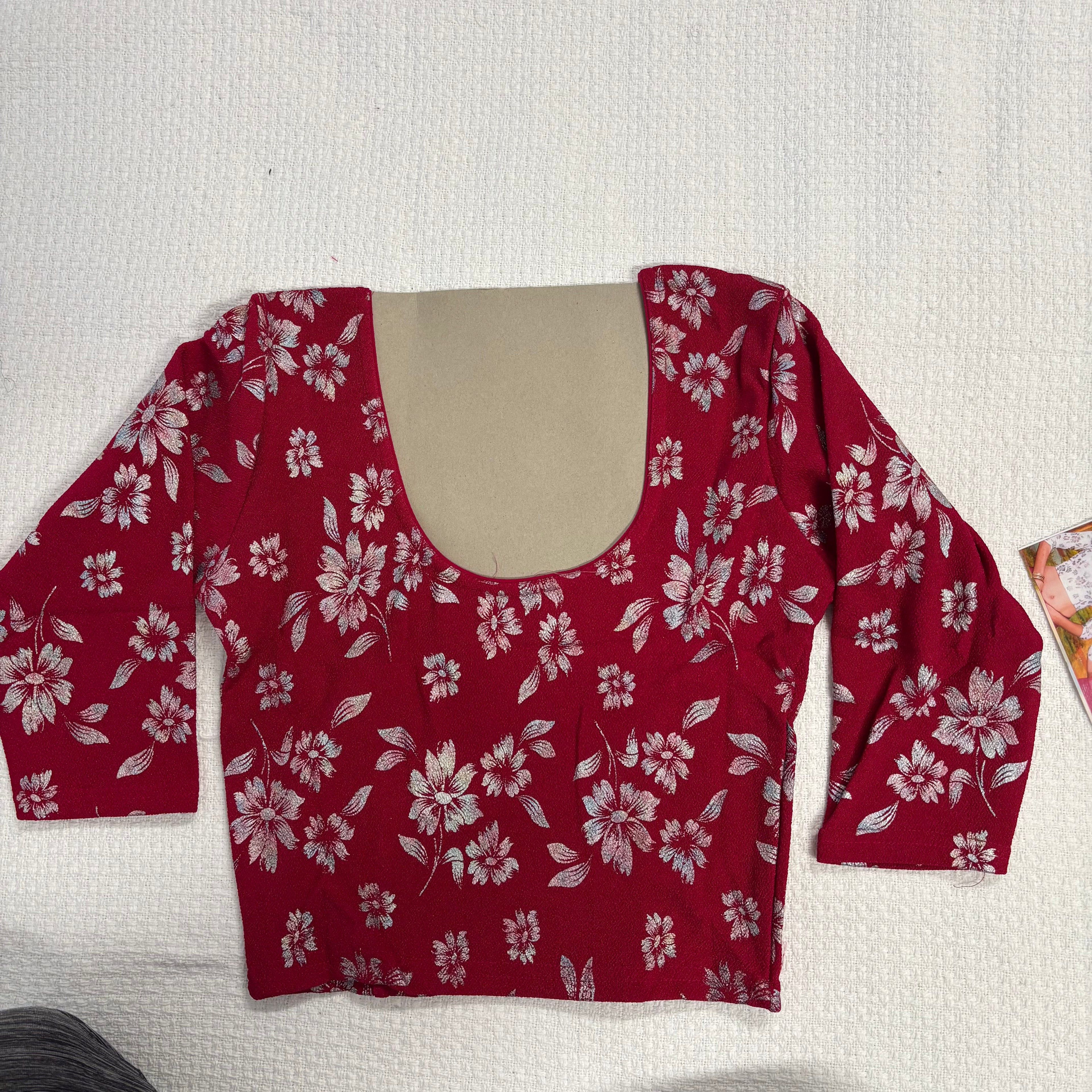 Streatchable Printed Blouse