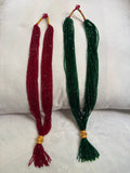 Gold Plated Kalas and Naugedi Small Necklace on Hydro Crystal