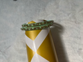 Four Pieces Bangles with Colorful Stone Worked