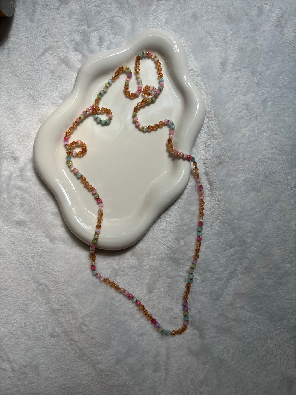 Handmade Beaded Crystal Necklace for Women