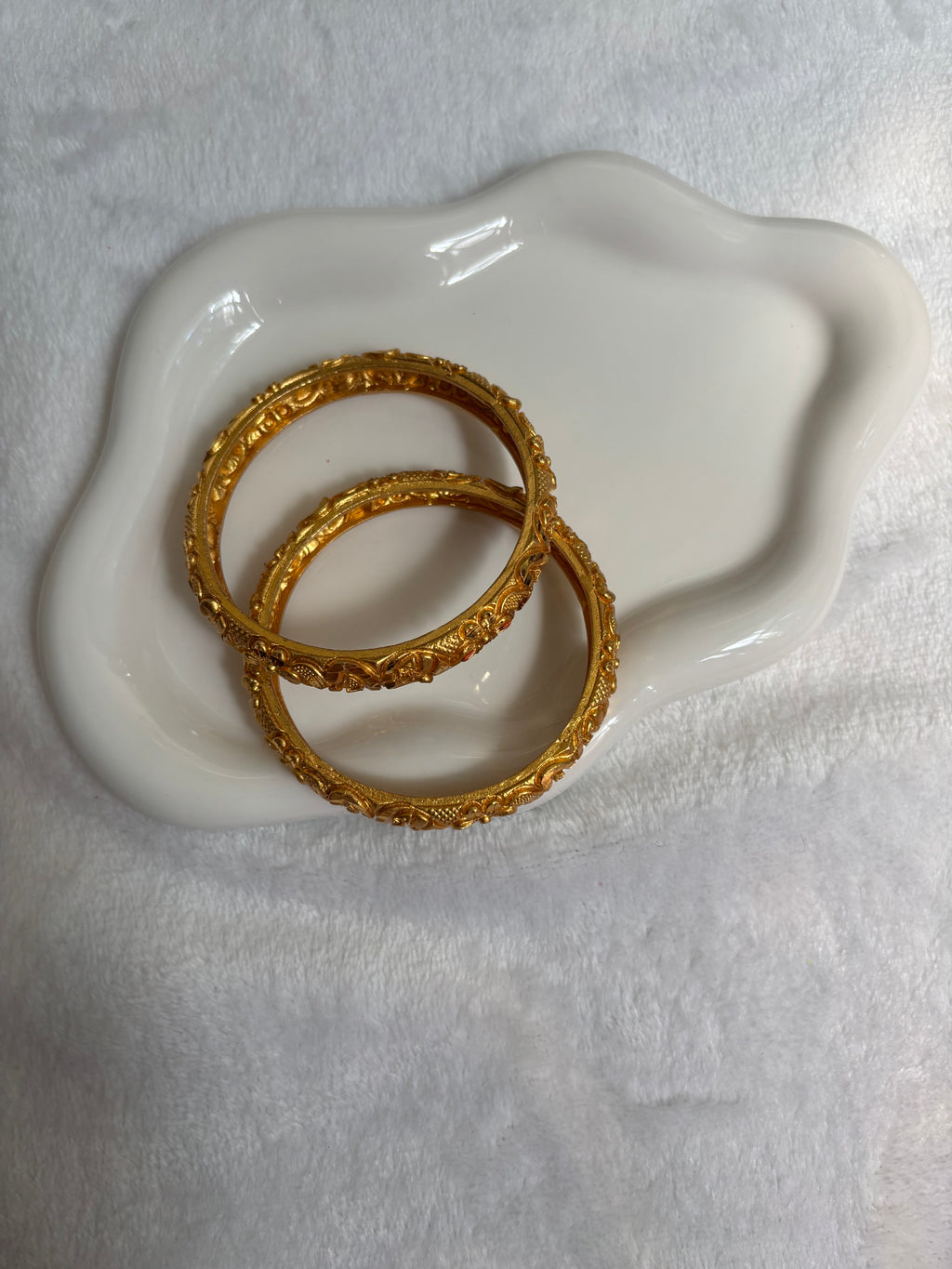 Gold Plated Designed Bangles