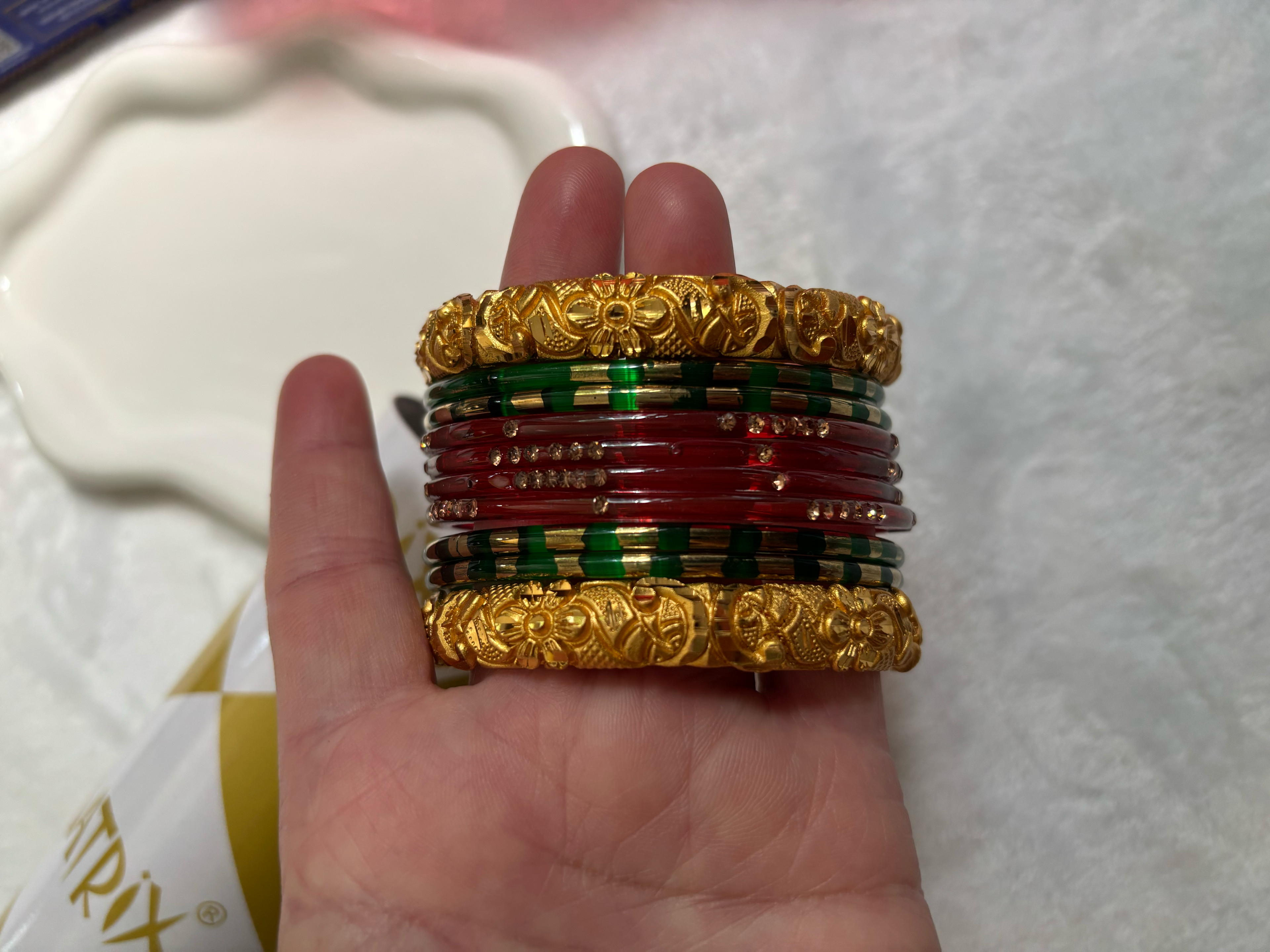 Gold Plated Designed Bangles