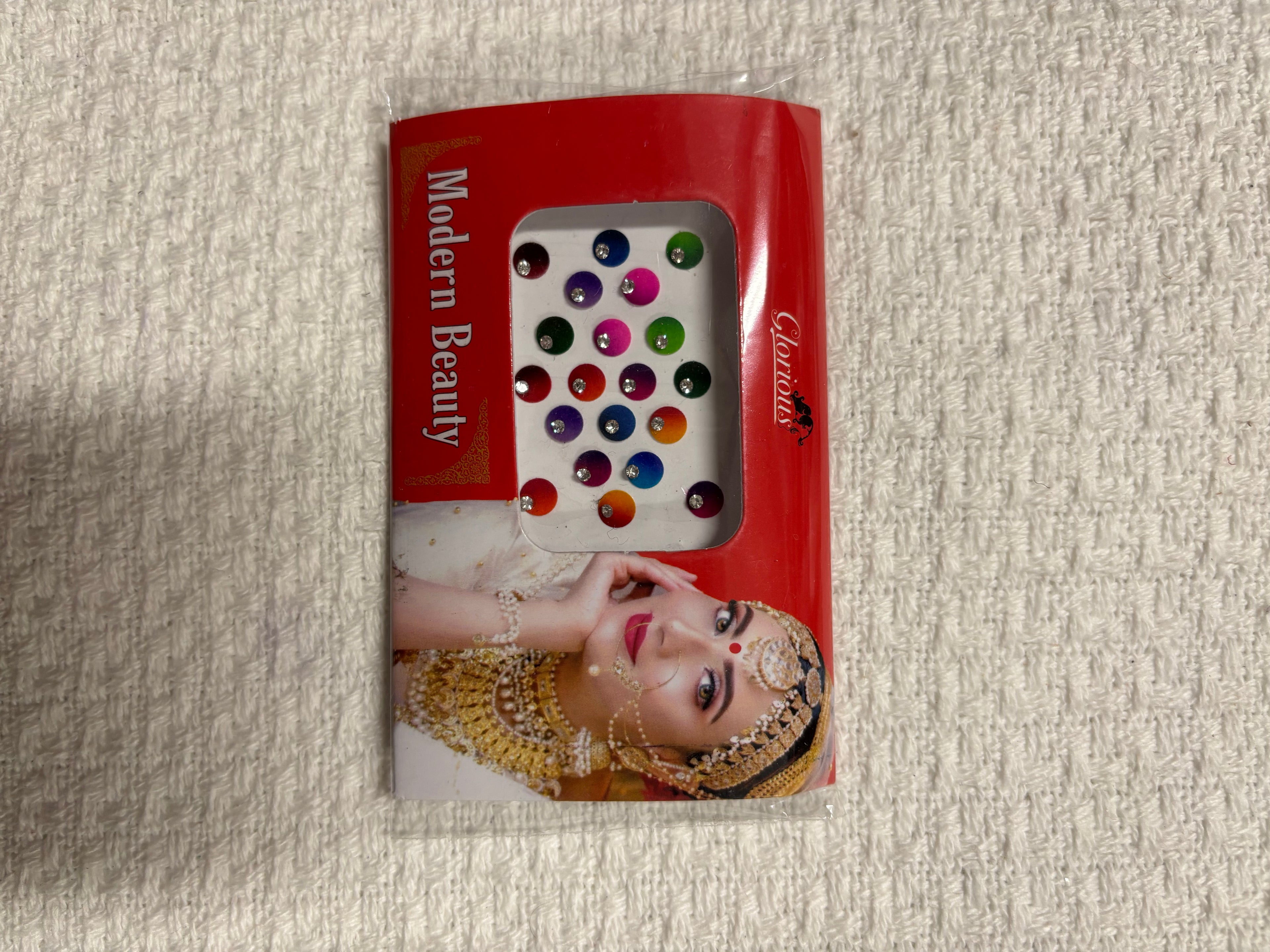Viral Bindi for womens/ Rainbow Bindi/ OM Bindi/ Rihno Stone Worked Round Bindi