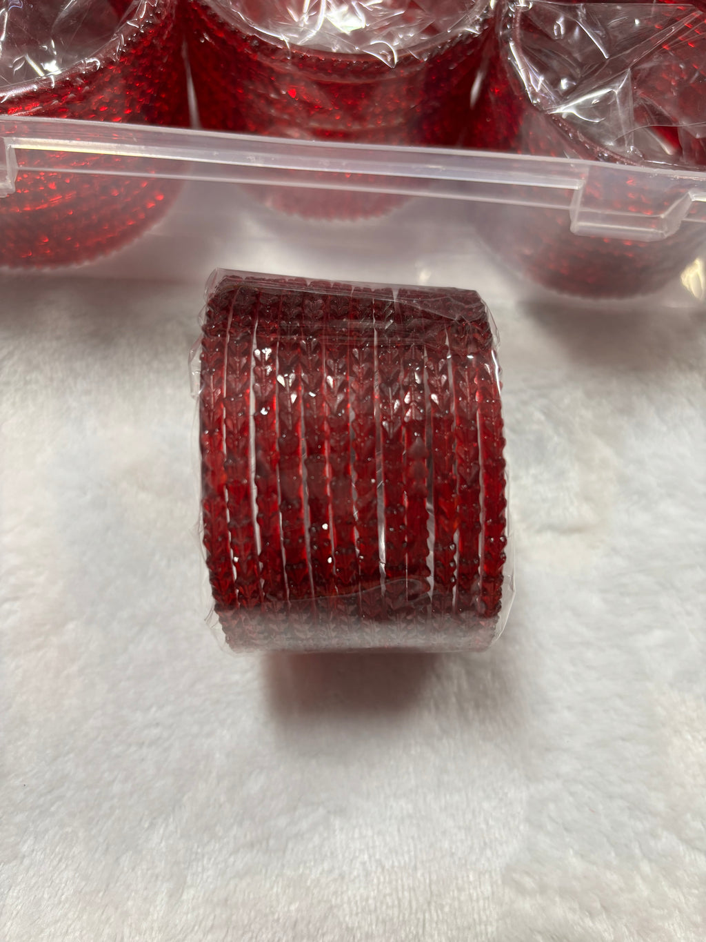 12 Pcs Marron Red  Bangels For Her