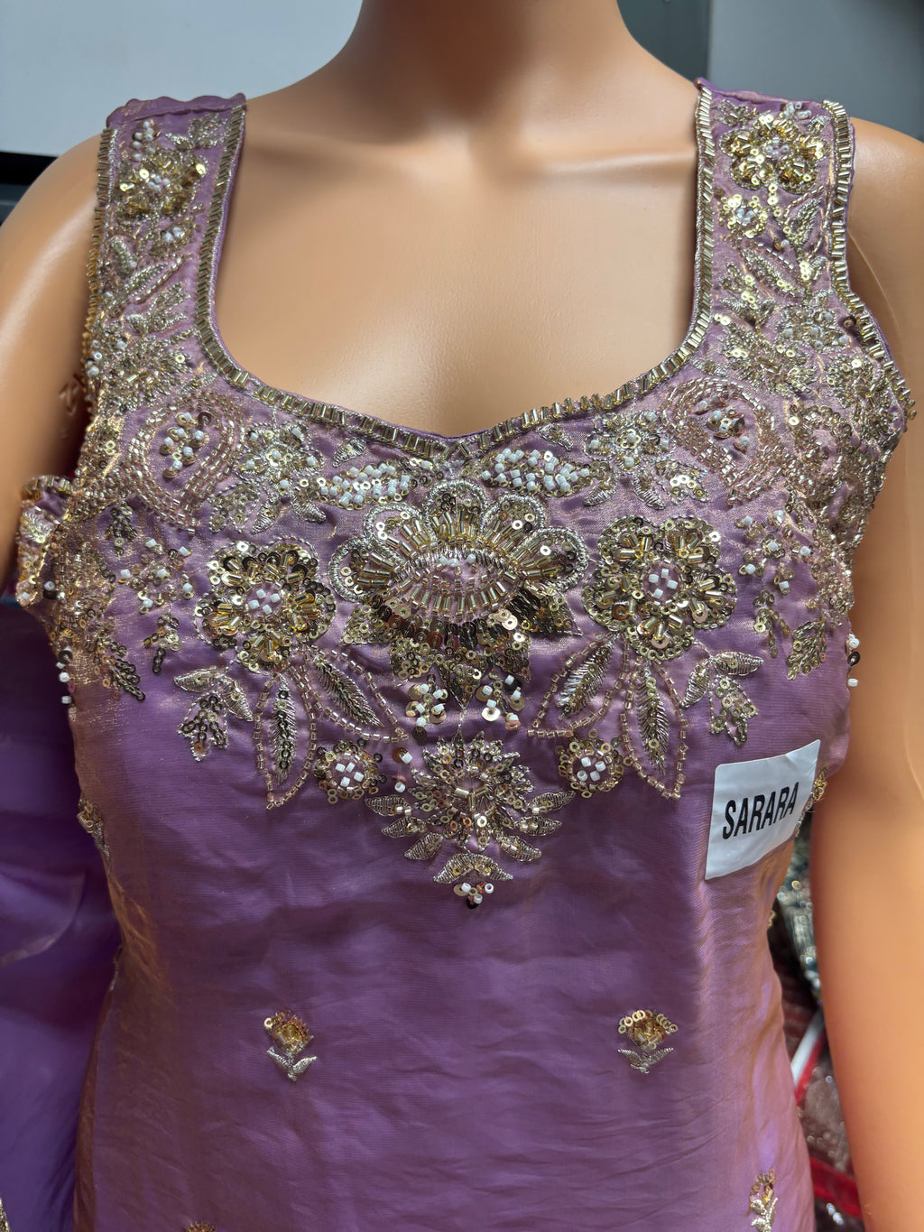 Fancy Sharara Set With Handwork