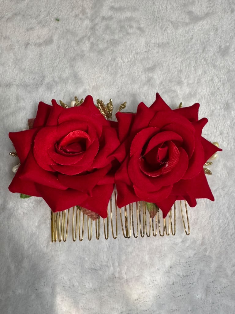 Bridal Hair Decorative Rose