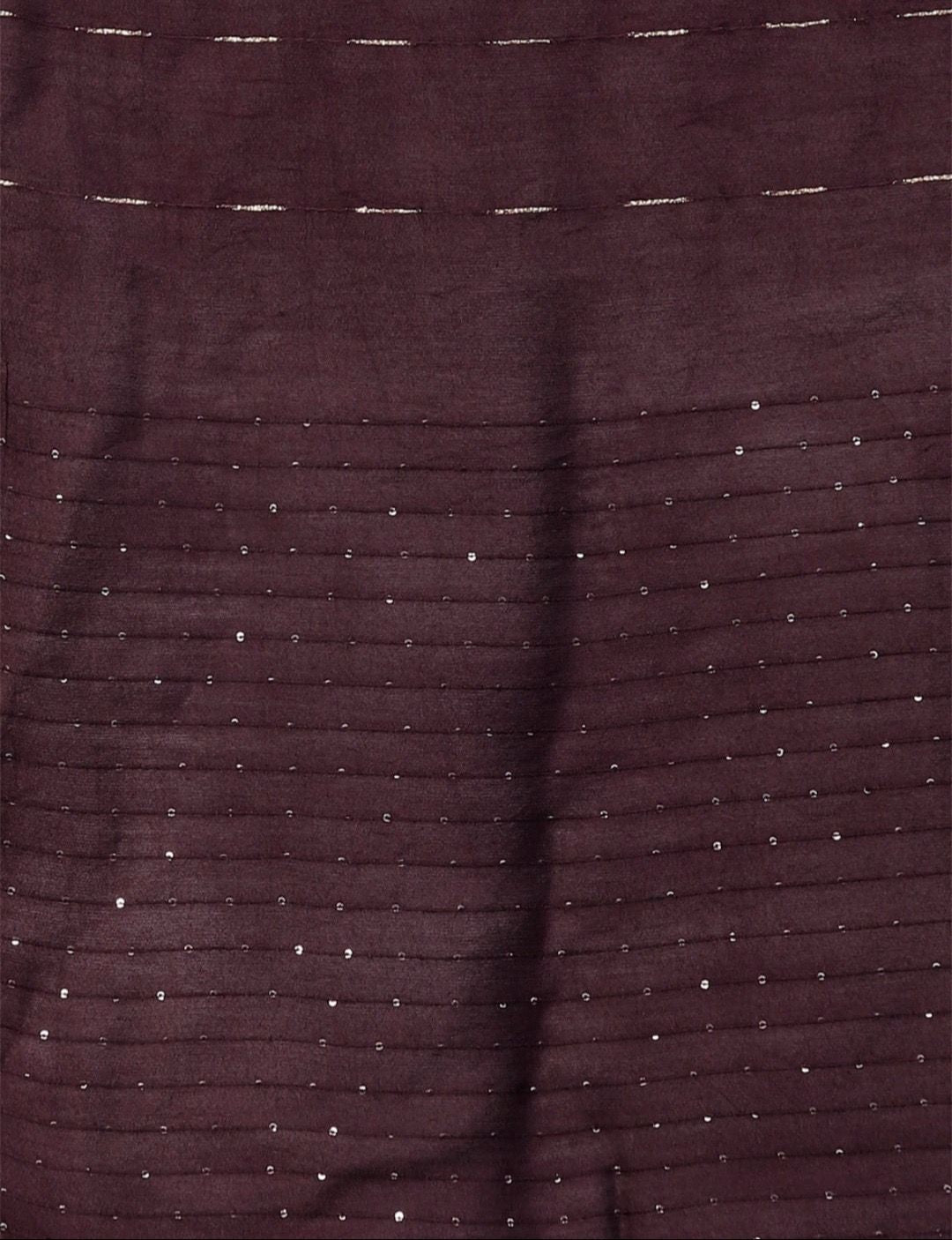 Embroidary silk kurtha set with inner linen